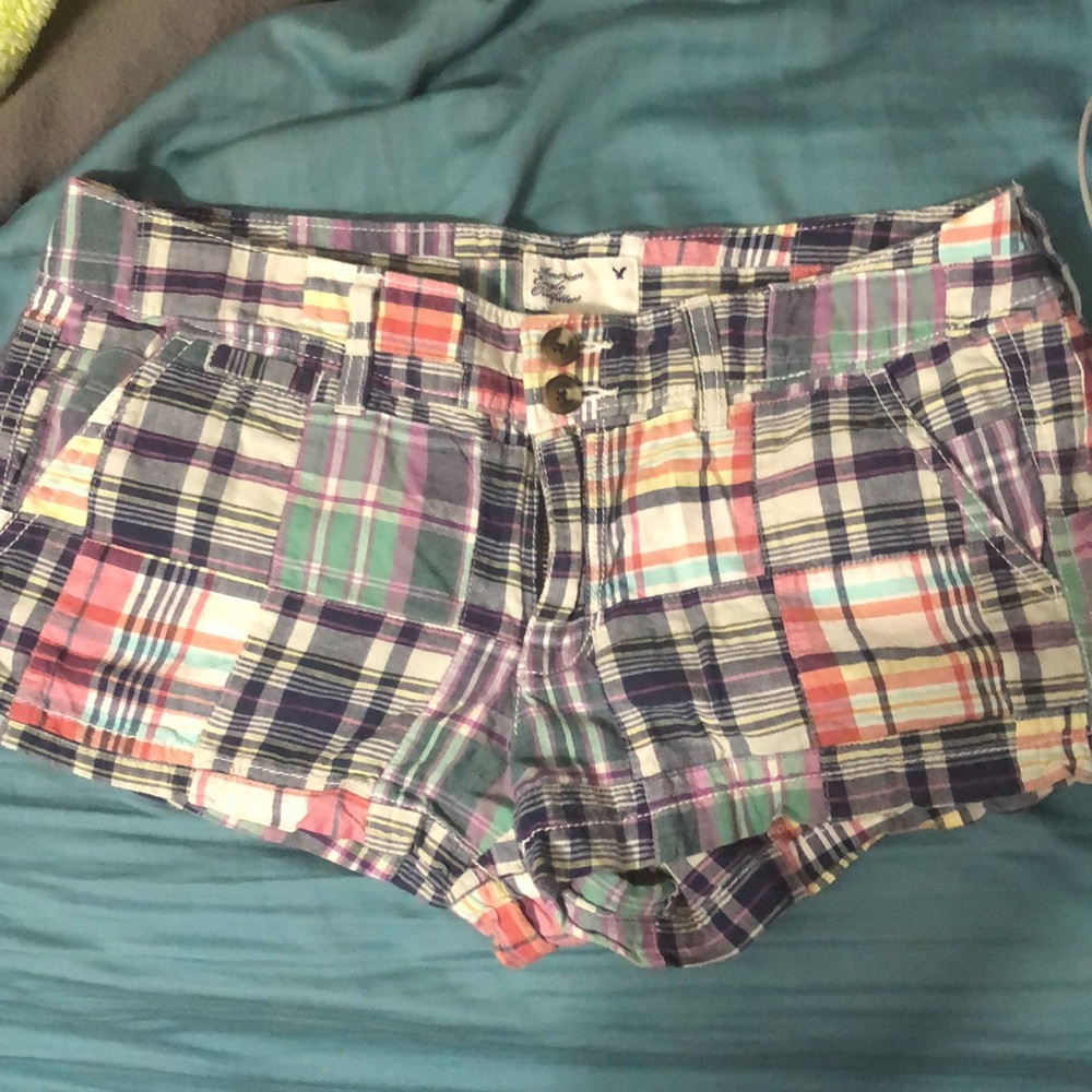 Plaid American Eagle Shorts Sz 6
